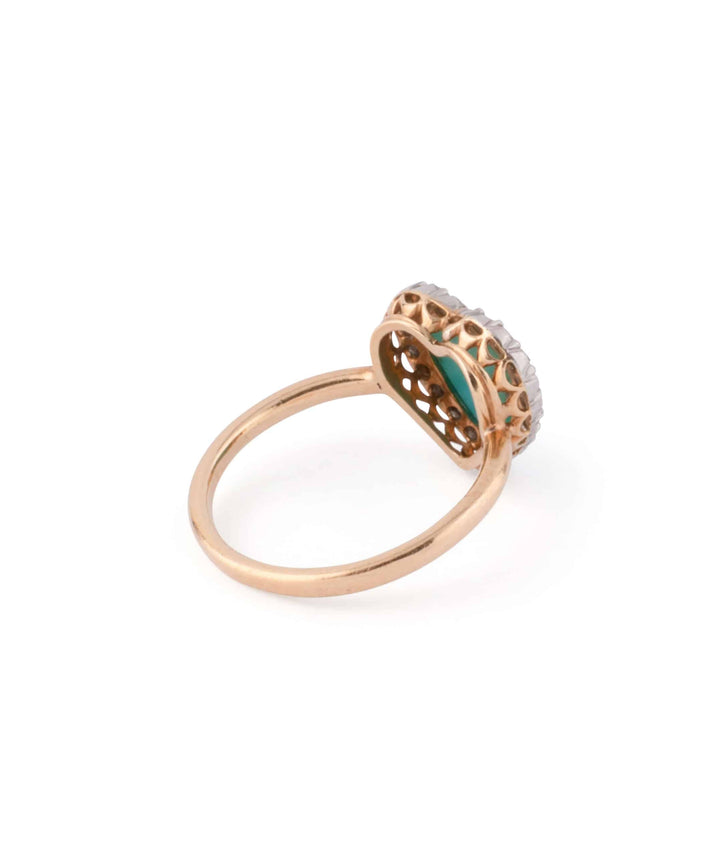 Caillou Paris Bague Ancienne Turquoise Acheqa Cote Droite