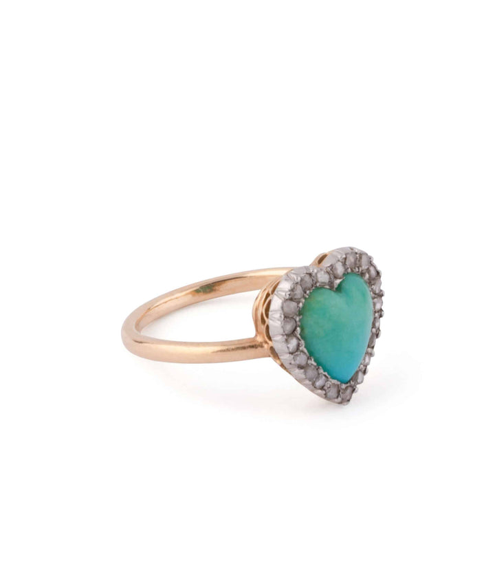 Caillou Paris Bague Ancienne Turquoise Acheqa Droite