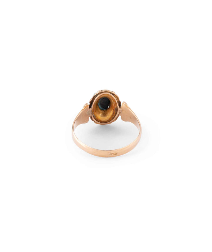Caillou Paris Bague Ancienne Turquoises Erno Dos