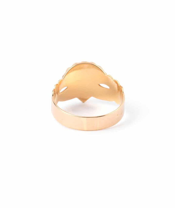 Caillou Paris - Bague de foi ancienne Karenza dos