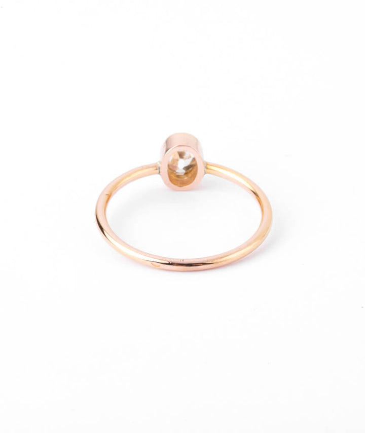 Caillou Paris - Bague diamant ancienne Tella dos