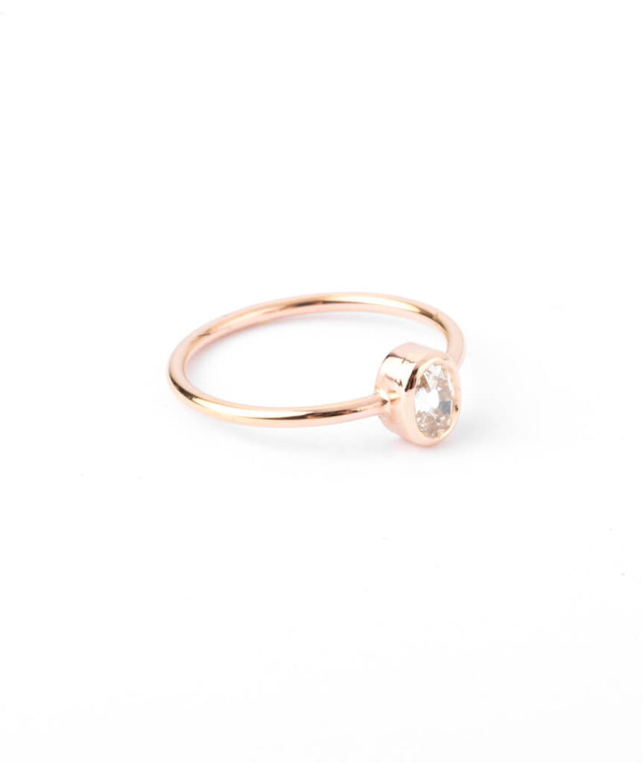 Caillou Paris - Bague diamant ancienne Tella droite