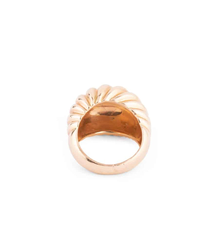 Caillou Paris Bague Dome Ancienne Or Bijal Dos
