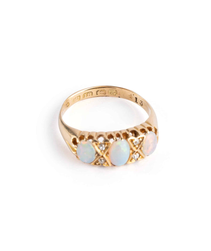 Caillou Paris Bague Jarretiere Ancienne Luam Poincon
