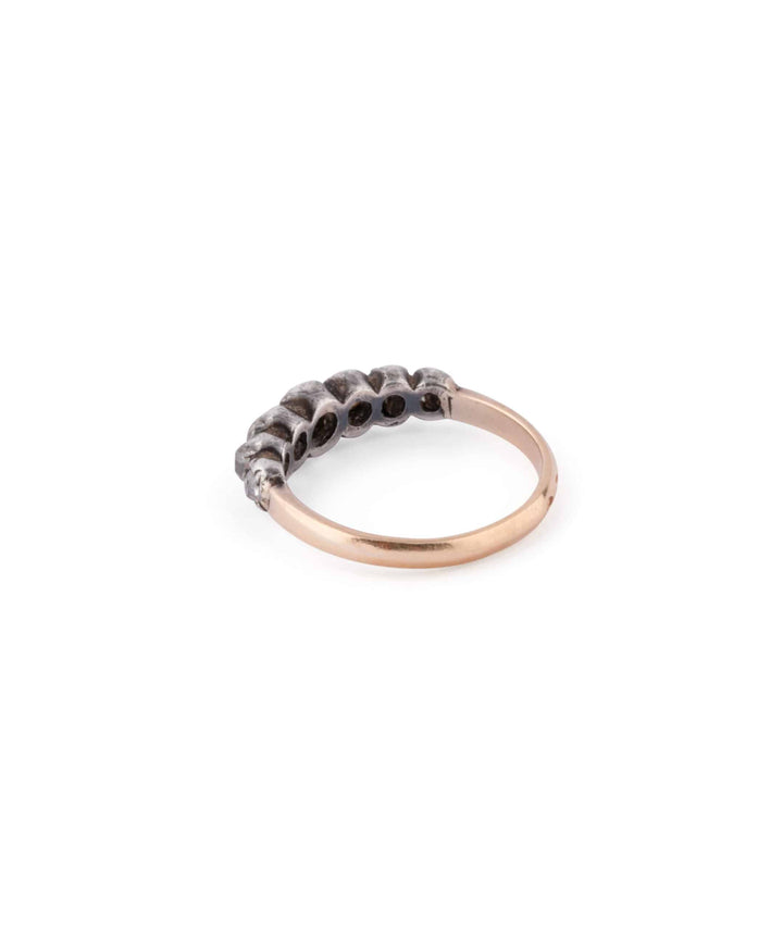 Caillou Paris Bague Jarretiere Ancienne Diamants Kalyca Dos Gauche