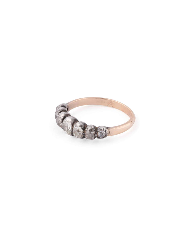 Caillou Paris Bague Jarretiere Ancienne Diamants Kalyca Gauche