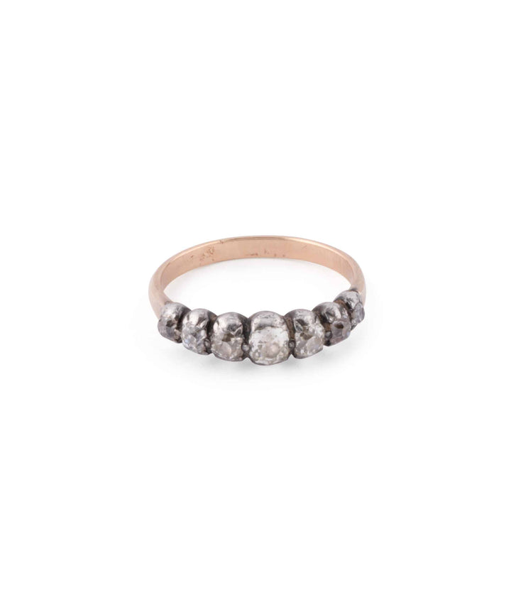 Caillou Paris Bague Jarretiere Ancienne Diamants Kalyca