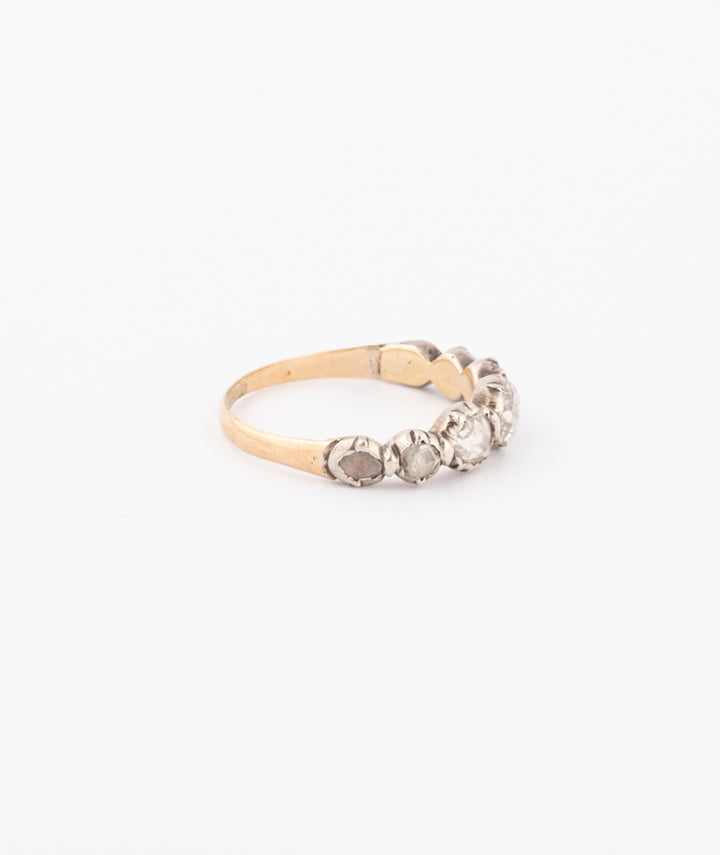 Caillou Paris Bague Jarretiere Ancienne Or %22amato%22 Droite