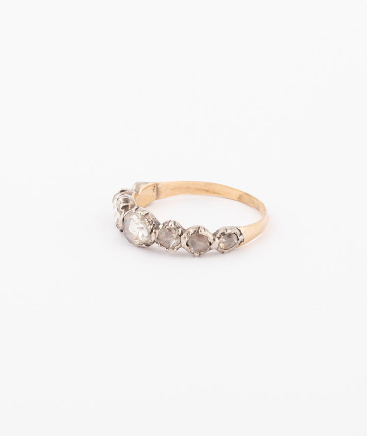 Caillou Paris Bague Jarretiere Ancienne Or %22amato%22 Profil