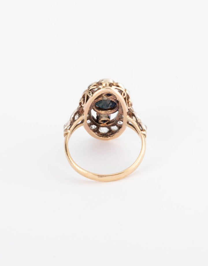 Caillou Paris - Bague marquise Napoleon III Inka dos