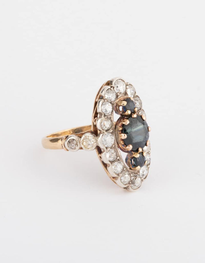 Caillou Paris - Bague marquise Napoleon III Inka droite