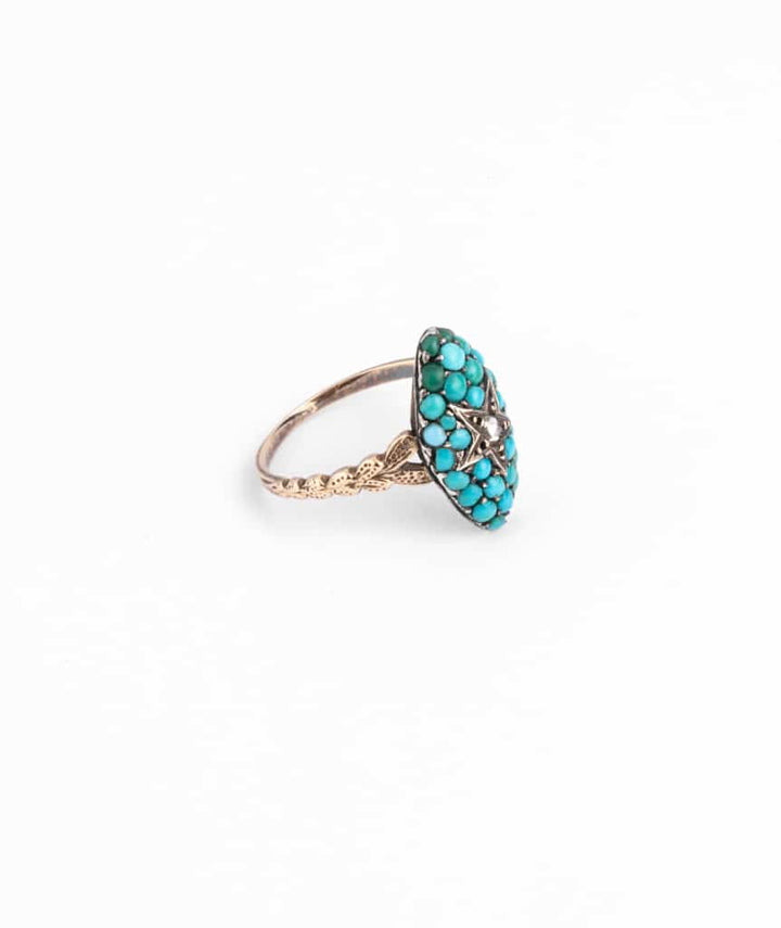 Caillou Paris - Bague marquise ancienne Chehla droite