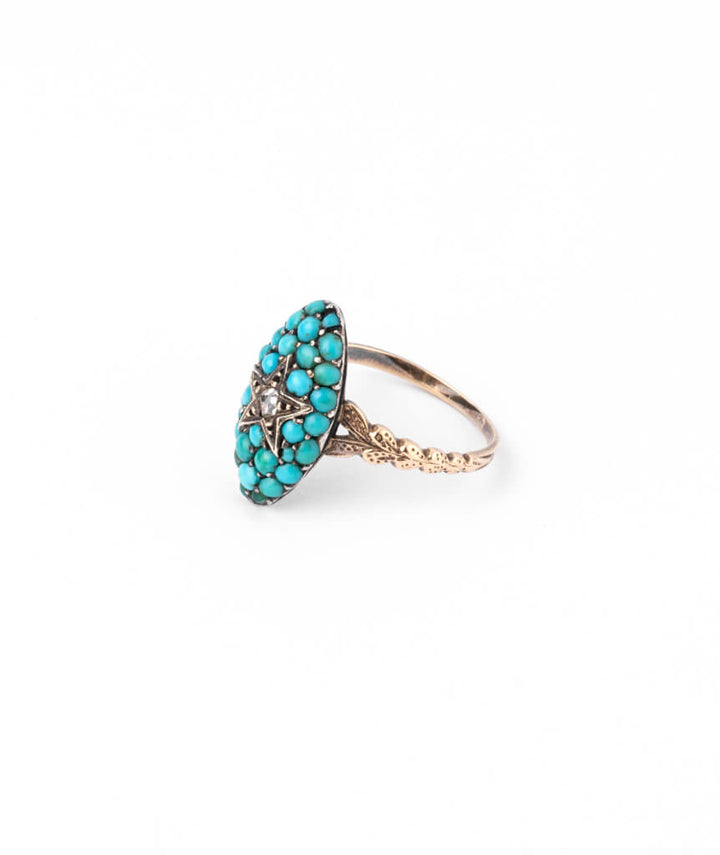 Caillou Paris - Bague marquise ancienne Chehla gauche