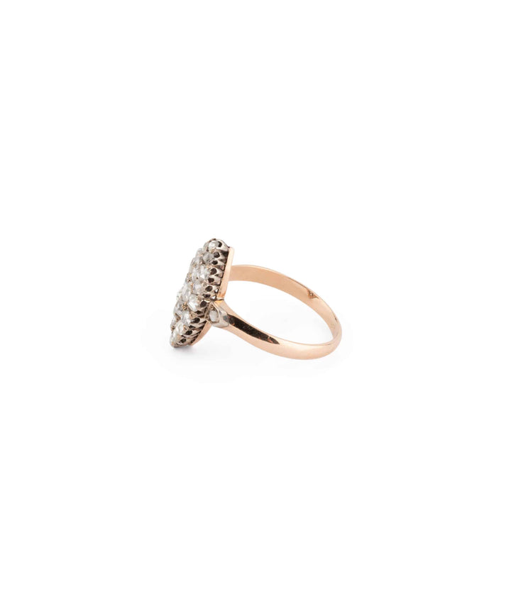 Caillou Paris Bague Marquise Ancienne Danila Profil Gauche