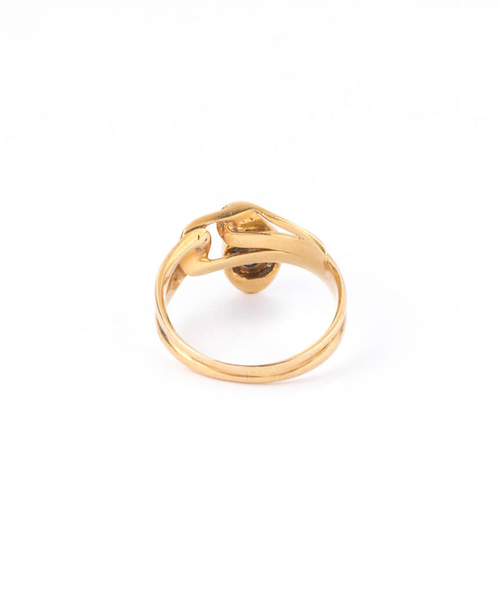 Caillou Paris - Bague serpent ancienne Yahto dos