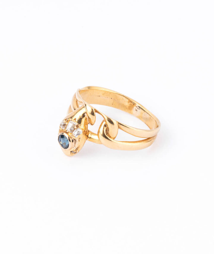 Caillou Paris - Bague serpent ancienne Yahto gauche