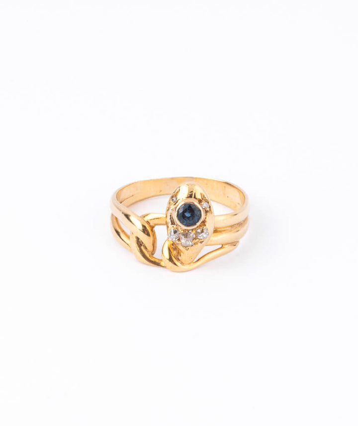 Caillou Paris - Bague serpent ancienne Yahto