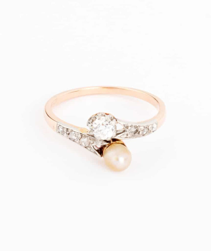 Bague ancienne toi et moi Wissal