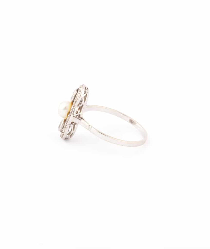 Caillou Paris Bague Trilogie Ancienne Or %22febo%22 Profil 2