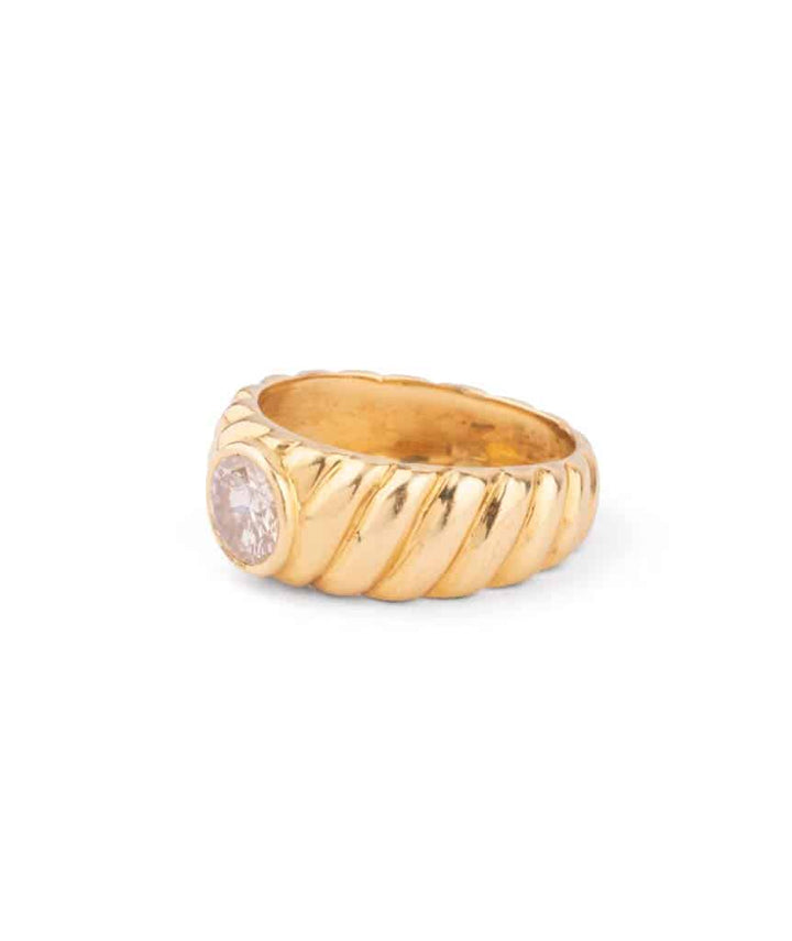 Caillou Paris Bague Vintage Or Germa Gauche