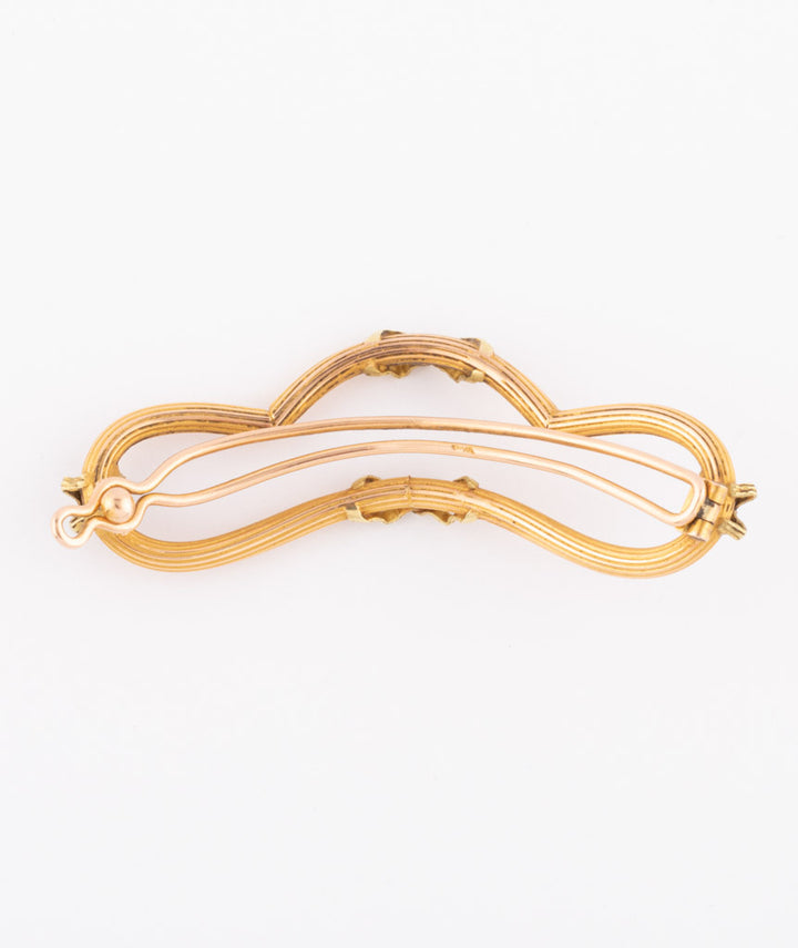 Caillou Paris Barrette Napoleon Iii Or Orpha Dos