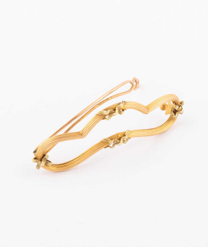 Caillou Paris Barrette Napoleon Iii Or Orpha Gauche