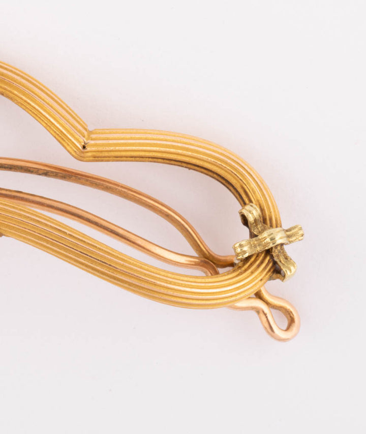 Caillou Paris Barrette Napoleon Iii Or Orpha Gros Plan 3