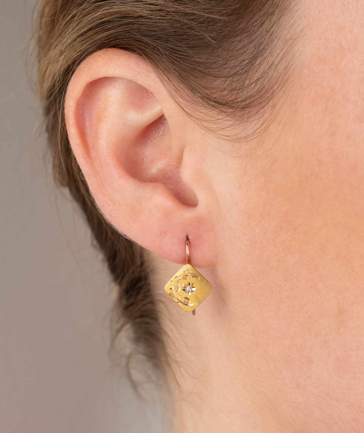 Caillou Paris Boucle Oreille Diamant Gabaia Porter