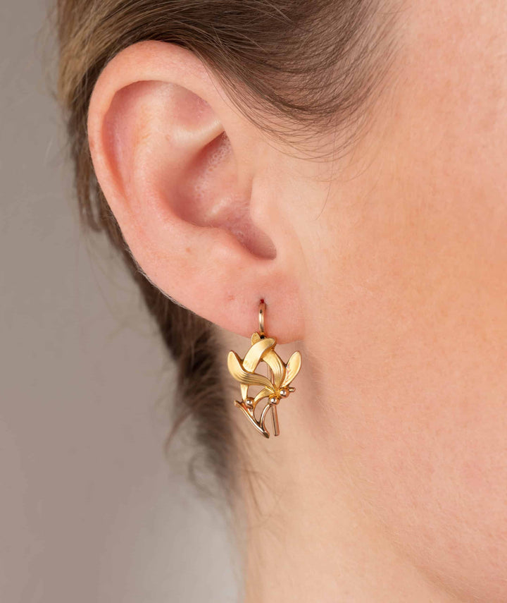 Caillou Paris Boucle Oreille Or Et Metal Arana Porter