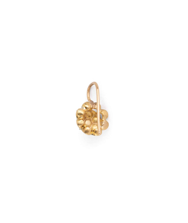 Caillou Paris Boucle Oreille Turquoise Et Diamants Eigra Dos