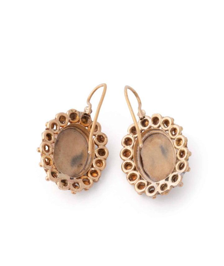 Caillou Paris Boucles D Oreilles Anciennes Cobi Dos