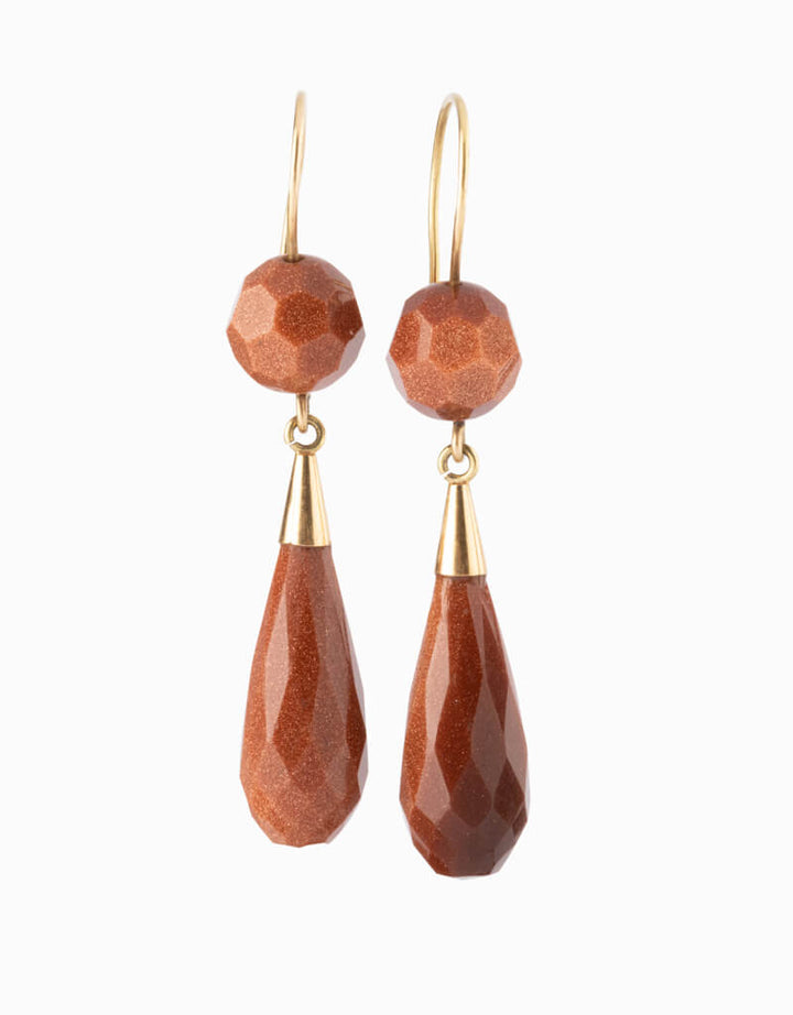 Boucles d oreilles anciennes or Maru - Caillou Paris