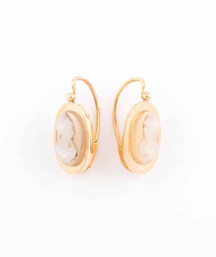 Caillou Paris - Boucles d’oreilles anciennes camees Aniata cote