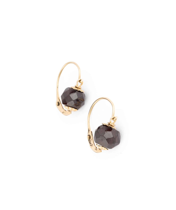Caillou Paris Boucles Oreilles Napoleon Iii Grenat Jaco Decompose