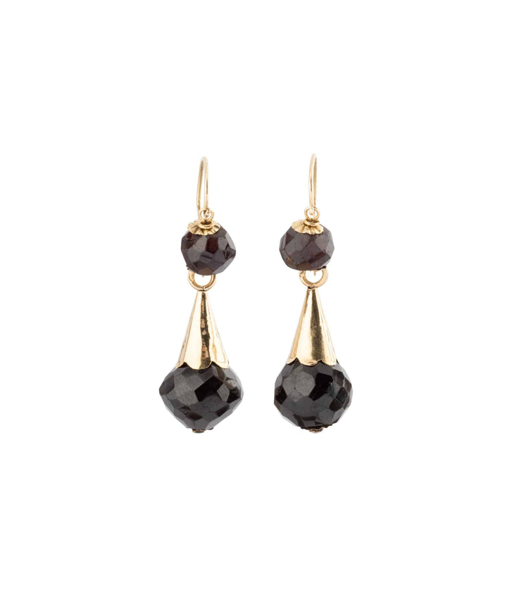 Caillou Paris Boucles Oreilles Napoleon Iii Grenat Jaco