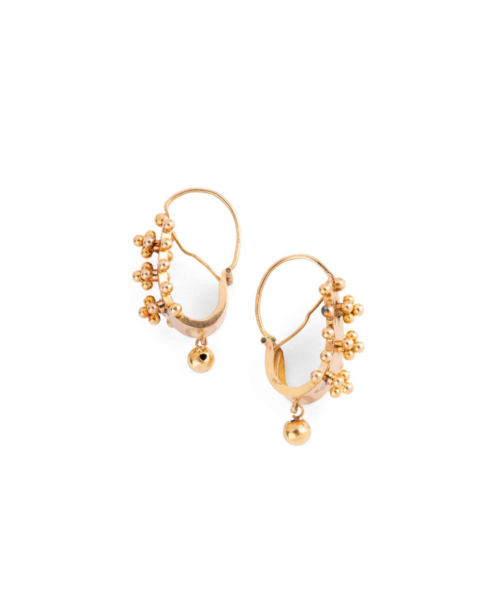 Caillou Paris Boucles Oreilles Anciennes Perles Or Jaye Profil