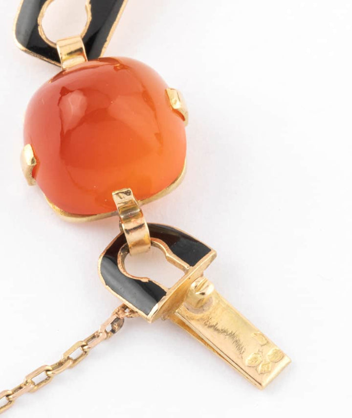Caillou Paris - Bracelet Art deco Alani fermoir ouvert