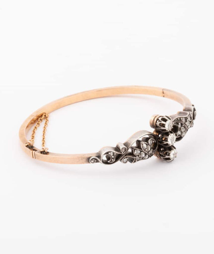 Caillou Paris Bracelet Napoleon Iii Or Rose %22bahy Droite
