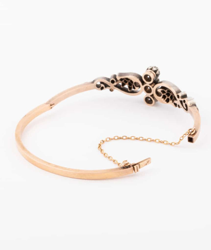 Caillou Paris Bracelet Napoleon Iii Or Rose %22bahy Ouvert