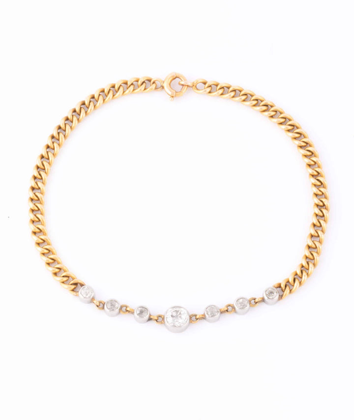 Caillou Paris Bracelet Ancien Diamant Josie