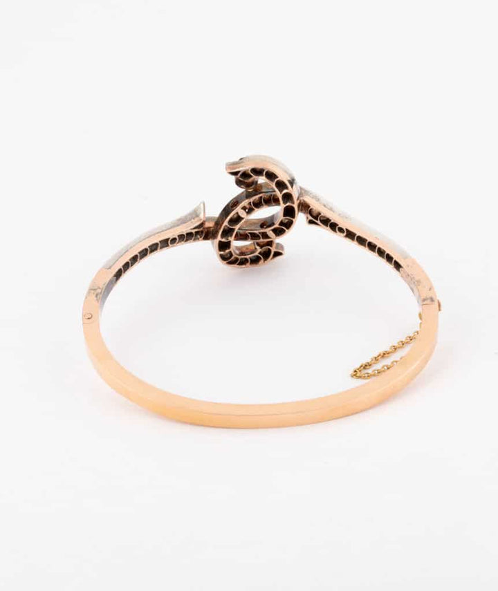 Caillou Paris - Bracelet ancien diamant Leonti dos