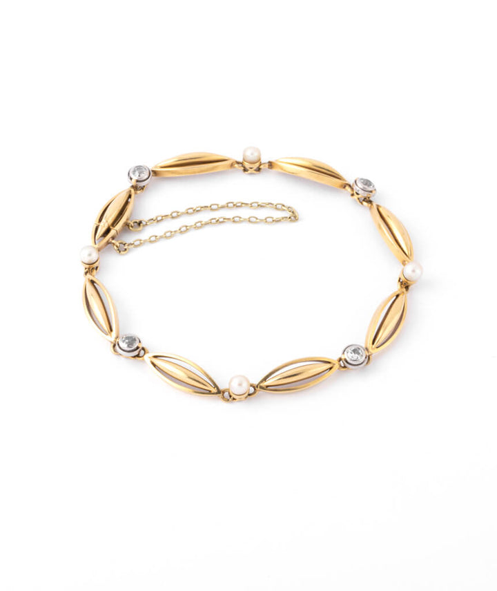 Caillou Paris - Bracelet ancien or Calla