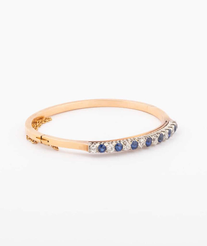 Caillou Paris Bracelet Ancien Saphir %22penna%22 Profil