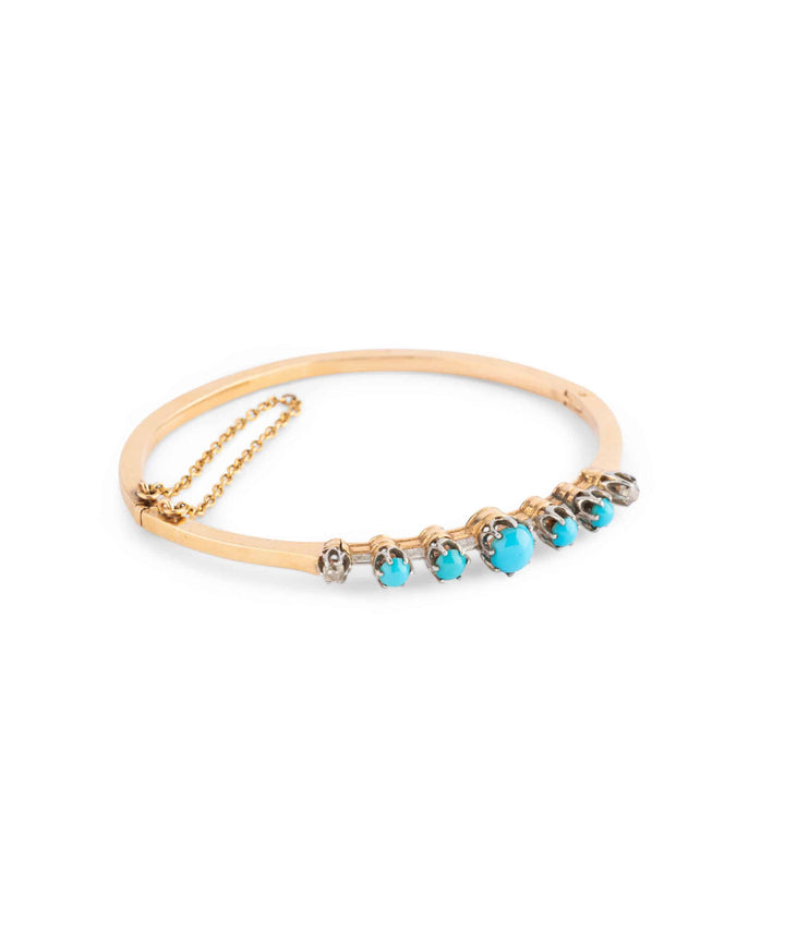 Caillou Paris Bracelet Ancien Turquoises Fania Droite