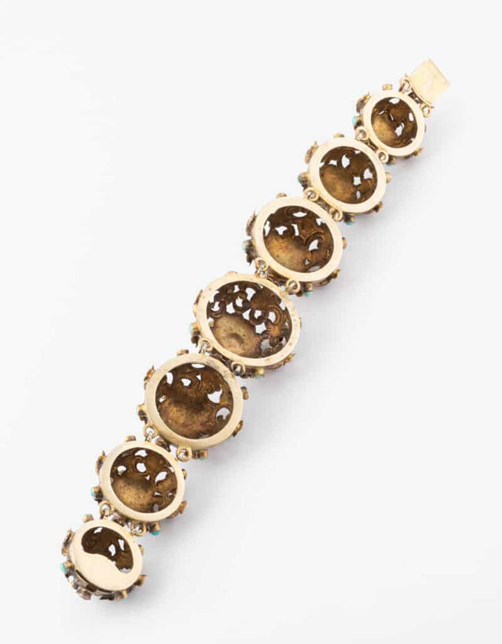 Caillou Paris - Bracelet ancien vermeil Kaoru dos