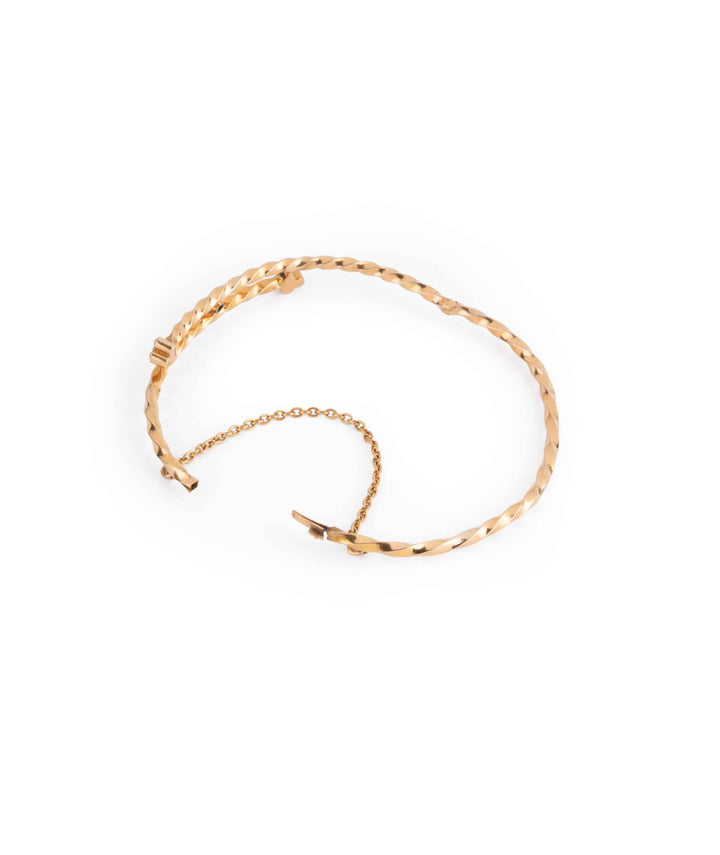 Caillou Paris Bracelet Jonc Napoleon Iii Perles Et Diamant Chiori Ouvert