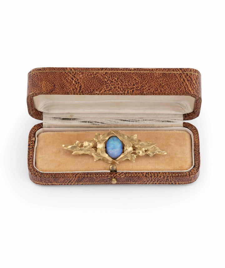 Caillou Paris Broche Art Nouveau Opale Signee Miault Dina Ecrin