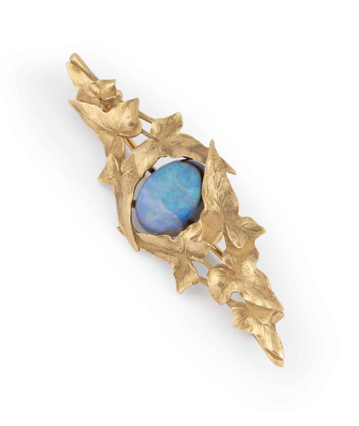 Caillou Paris Broche Art Nouveau Opale Signee Miault Dina Profil