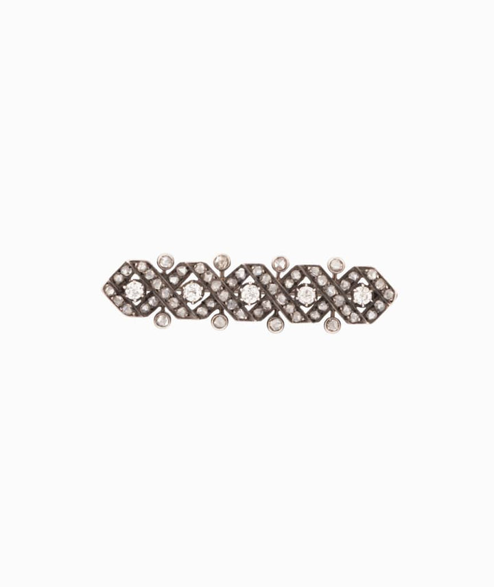 Caillou Paris Broche Napoleon Iii Argent %22rosine%22