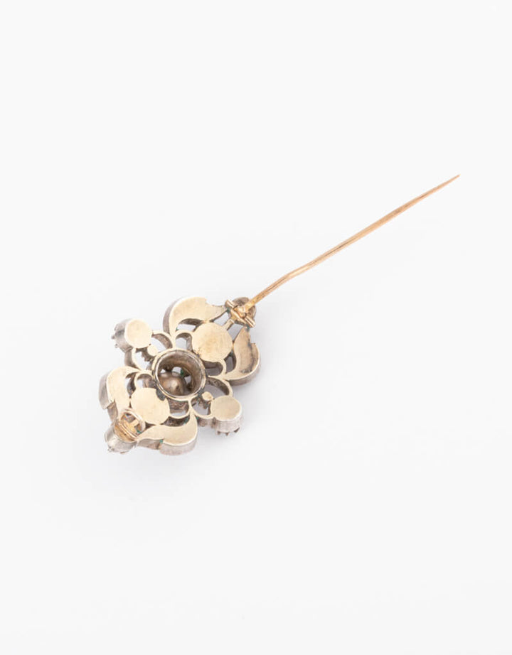 Caillou Paris - Broche ancienne Sitala ouverte